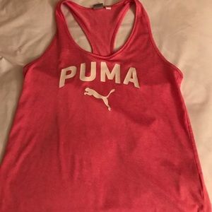 Pink puma tank top